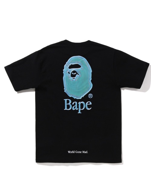 A BATHING APE(アベイシングエイプ)の「AQUA APE HEAD TEE M(Tシャツ/カットソー)」|ブラック