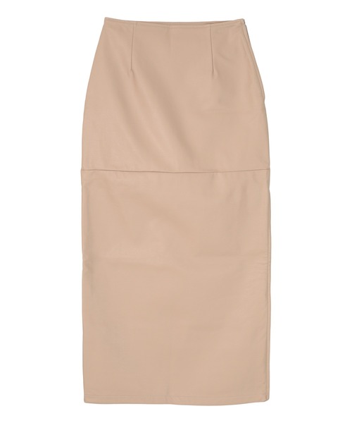 UR'S(ユアーズ)の「サイドスリットファスナーレザースカート(スカート・レディース・カーキ/ブラック/ベージュ・S/L/M)」の19枚目の写真