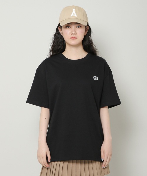 ALAND（エーランド）の「【UNISEX】ALAND／NEW FISH ワッペンT 2349518（Tシャツ/カットソー・レディース・ブラック/アイボリー・MEDIUM/LARGE）」の5枚目の写真
