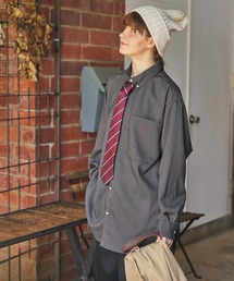 MONO-MART LADY'S（モノマートレディース）の「ビッグアソートナンバリング刺繍ボタンダウンシャツ（シャツ/ブラウス）」