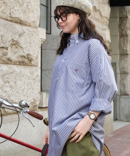 セール】ビッグアソートナンバリング刺繍ボタンダウンシャツ（シャツ