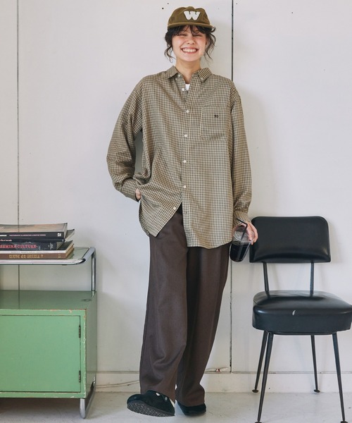 セール】ビッグアソートナンバリング刺繍ボタンダウンシャツ（シャツ