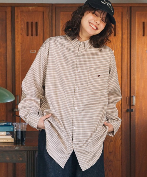 セール】ビッグアソートナンバリング刺繍ボタンダウンシャツ（シャツ