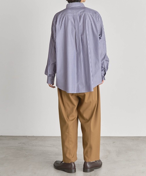 ビッグアソートナンバリング刺繍ボタンダウンシャツ MONO-MART LADY'S