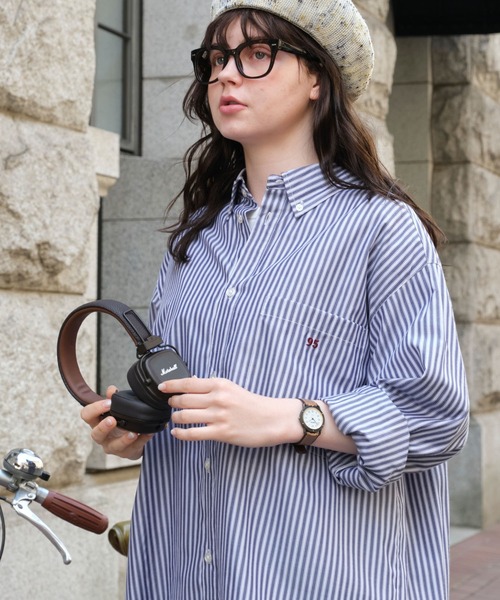 セール】ビッグアソートナンバリング刺繍ボタンダウンシャツ（シャツ