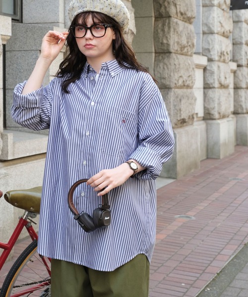 セール】ビッグアソートナンバリング刺繍ボタンダウンシャツ（シャツ