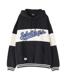 schott（ショット）の「【WEB LIMITED】Schott/ショット/LINE RIB HOODED PANELED SWEAT/ラインリブ パネルパーカー（パーカー・メンズ）」