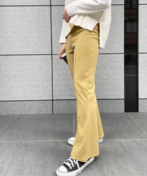 Meli rich | 軽やかな穿き心地。ストレッチセンタータックパンツ(スラックス)