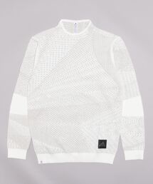 adidas（アディダス）の「アディダス adidas PRIMEKNIT ジャカード長袖クルーネックセーター（ニット/セーター・メンズ）」
