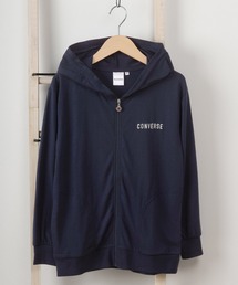 CONVERSE（コンバース）の「【CONVERSE/コンバース】ワンポイント ブランドネーム刺繍 フードプリント ジップパーカー/ キッズジップパーカー/【140ｃｍ-160ｃｍ】（パーカー・キッズ）」
