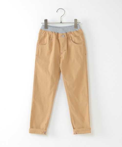 ikka(イッカ)の「【キッズ】ウエストリブスーパーストレッチパンツ(100~160cm)(その他パンツ・キッズ・ベージュ/カーキオリーブ/ブラック・150/110/120/130/140/160/100)」の3枚目の写真