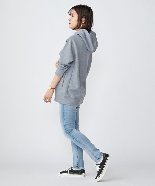 SHIPS（シップス）の「*SHIPS: スタイリッシュ ロゴ ワッペン バルキー ポンチ ジップ パーカー（パーカー・メンズ・ベージュ/ネイビー/グレー/ブルー・SMALL/MEDIUM/LARGE/X-LARGE/XX-LARGE）」の18枚目の写真