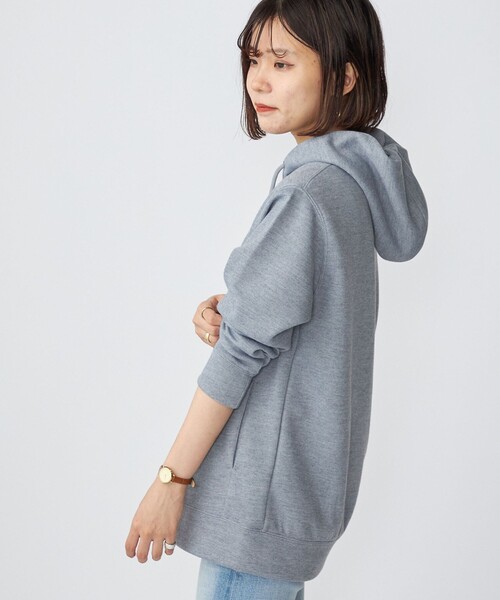 SHIPS（シップス）の「*SHIPS: スタイリッシュ ロゴ ワッペン バルキー ポンチ ジップ パーカー（パーカー・メンズ・ベージュ/ネイビー/グレー/ブルー・SMALL/MEDIUM/LARGE/X-LARGE/XX-LARGE）」の12枚目の写真