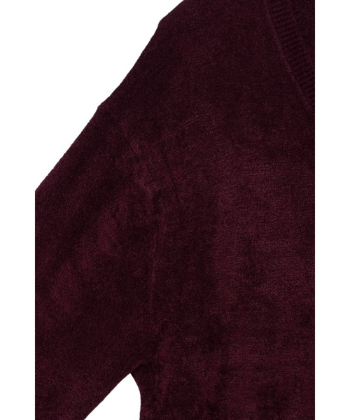 TORNADO MART(トルネードマート)の「ZERO by TORNADO MART∴モールヤーンVネックニット(ニット/セーター・メンズ・ライトグリーン/ブラック/ダークブラウン系/オレンジ・L/LL/M)」の7枚目の写真