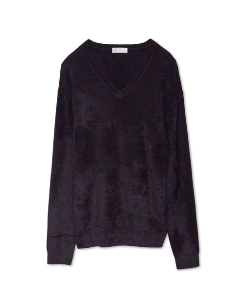 TORNADO MART(トルネードマート)の「ZERO by TORNADO MART∴モールヤーンVネックニット(ニット/セーター・メンズ・ライトグリーン/ブラック/ダークブラウン系/オレンジ・L/LL/M)」の21枚目の写真