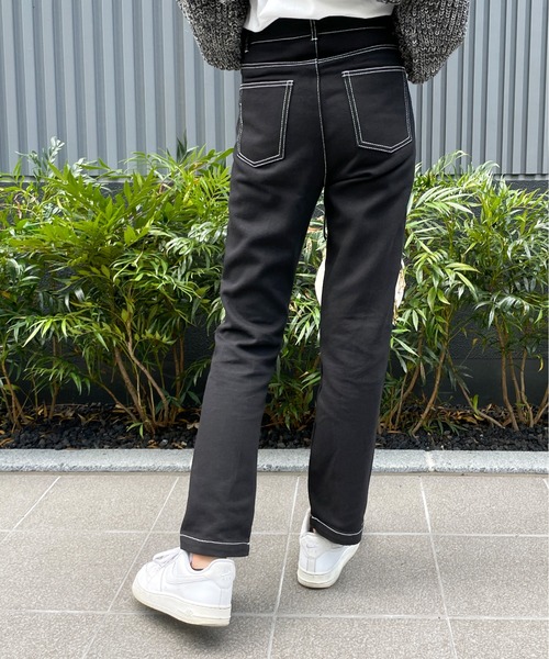 StyleSea（スタイルシー）の「センターシームデニムパンツ（デニムパンツ・レディース・ブラック/インディゴブルー/ブルー・SMALL/MEDIUM）」の10枚目の写真