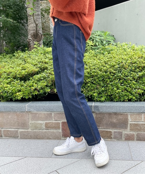 StyleSea（スタイルシー）の「センターシームデニムパンツ（デニムパンツ・レディース・ブラック/インディゴブルー/ブルー・SMALL/MEDIUM）」の20枚目の写真