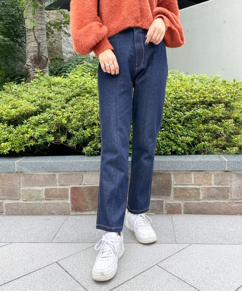 StyleSea（スタイルシー）の「センターシームデニムパンツ（デニムパンツ・レディース・ブラック/インディゴブルー/ブルー・SMALL/MEDIUM）」の22枚目の写真