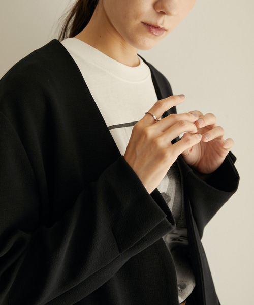 アダムエロペ サステナブル ダンボールフォルムブルゾン ノー