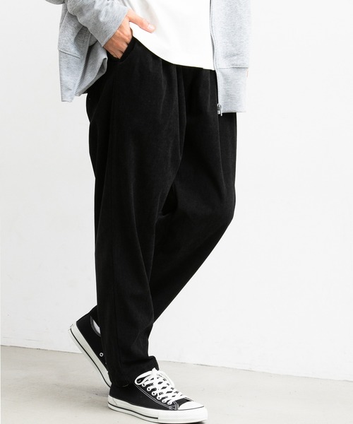 coca(coca)(コカ)の「メンズバルーンコーデュロイパンツ(その他パンツ・メンズ・ブラック/ネイビー/グレー/カーキ・M/L)」の2枚目の写真