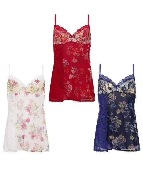 Triumph（トリンプ）の「【WEB限定価格】レッドレーベル0082 ロングキャミソール TR0082 L.CAMI（キャミソール・レディース・レッド/ブルー/ホワイト・90/85/80）」の9枚目の写真