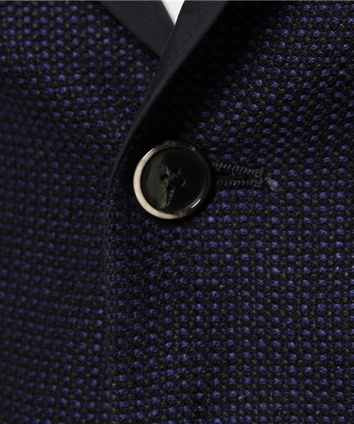 EDIFICE（エディフィス）の「◇カラミメッシュ2Bジャケット（テーラードジャケット・メンズ・ネイビー・48/46/44/50）」の10枚目の写真