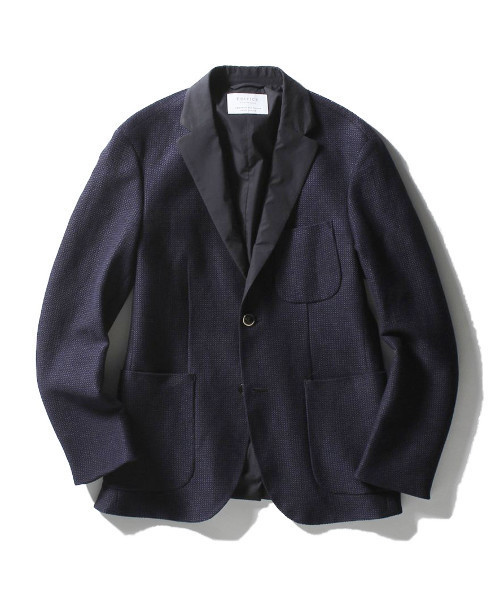 EDIFICE（エディフィス）の「◇カラミメッシュ2Bジャケット（テーラードジャケット・メンズ・ネイビー・48/46/44/50）」の14枚目の写真