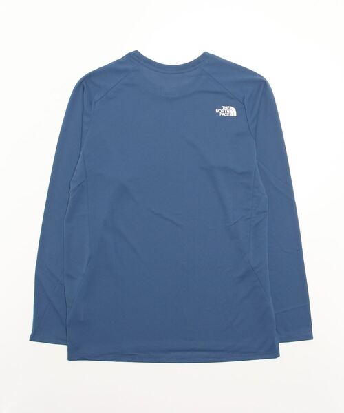 THE NORTH FACE(ザノースフェイス)の「ザ ノース フェイス THE NORTH FACE L/S GTD Logo Crew(ロングスリーブGTDロゴクルー)(Tシャツ/カットソー・メンズ・ブルー・L/LL/S/M)」の2枚目の写真