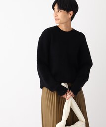 OPAQUE.CLIP（オペークドットクリップ）の「◆ストレッチモヘヤ混 クルーネックニット【UNISEX】（ニット/セーター）」