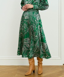 ANAYI | ビックペイズリープリントフレア スカート(スカート)