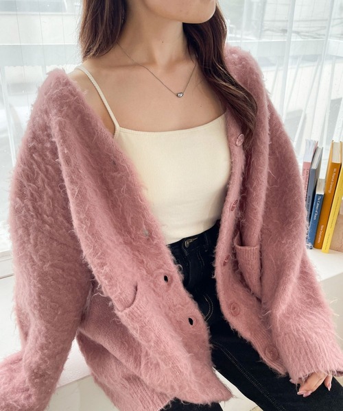 Heather（ヘザー）の「カップ付きリブキャミ2　173758（キャミソール・レディース・ブラウン/ブラック/オフホワイト・S/M）」の2枚目の写真