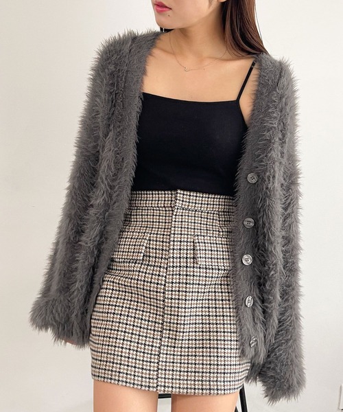 Heather（ヘザー）の「カップ付きリブキャミ2　173758（キャミソール・レディース・ブラウン/ブラック/オフホワイト・S/M）」の22枚目の写真