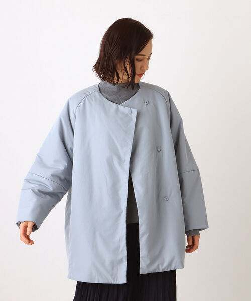 ステッチレスエココクーンコート