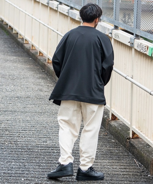 SILVER BULLET(シルバーバレット)の「『CavariA/キャバリア』クルーネックポンチロングTシャツ(Tシャツ/カットソー・メンズ・ブラック/ワイン/ベージュ/ブルーグレー/グレー・M/L)」の10枚目の写真