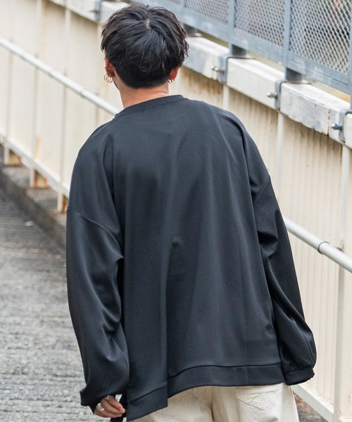 SILVER BULLET(シルバーバレット)の「『CavariA/キャバリア』クルーネックポンチロングTシャツ(Tシャツ/カットソー・メンズ・ブラック/ワイン/ベージュ/ブルーグレー/グレー・M/L)」の11枚目の写真