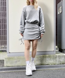 Figments | サイドドロストスウェットワンピース(ワンピース)