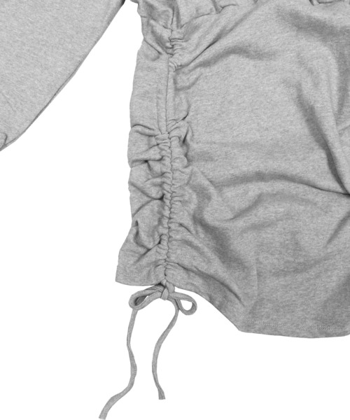 Figments（フィグメンツ）の「サイドドロストスウェットワンピース（ワンピース・レディース・ブラック/グレー・FREE）」の11枚目の写真