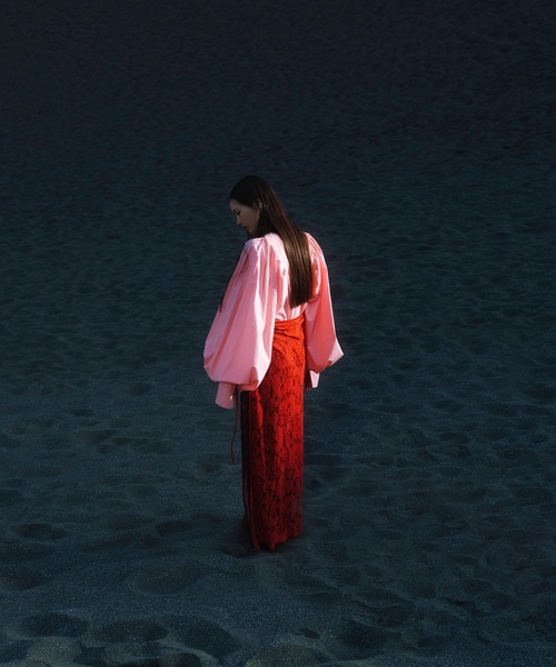 yae（ヤエ）の「バルーンブラウス（シャツ/ブラウス・レディース・ピンク/ライトブルー/ブラック・FREE）」の3枚目の写真