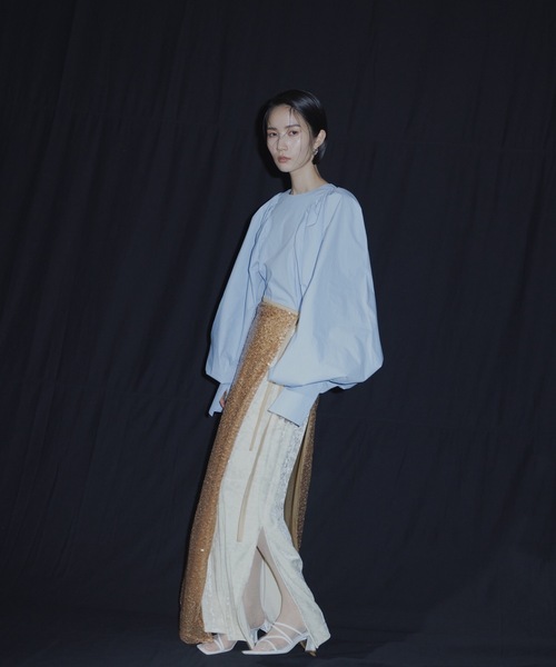 yae（ヤエ）の「バルーンブラウス（シャツ/ブラウス・レディース・ピンク/ライトブルー/ブラック・FREE）」の9枚目の写真