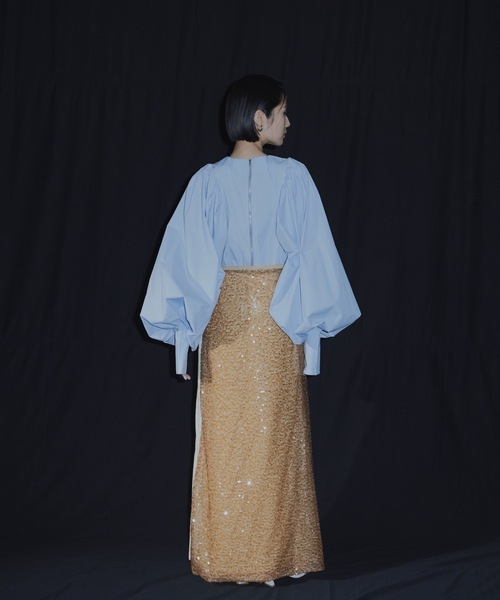 yae（ヤエ）の「バルーンブラウス（シャツ/ブラウス・レディース・ピンク/ライトブルー/ブラック・FREE）」の10枚目の写真