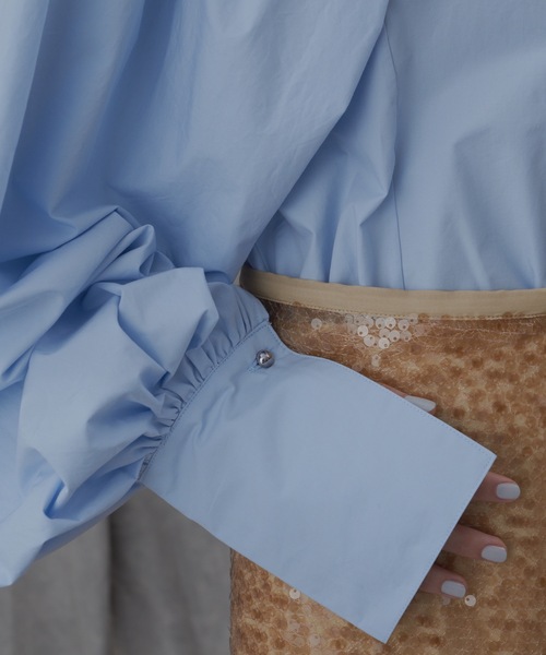 yae（ヤエ）の「バルーンブラウス（シャツ/ブラウス・レディース・ピンク/ライトブルー/ブラック・FREE）」の14枚目の写真