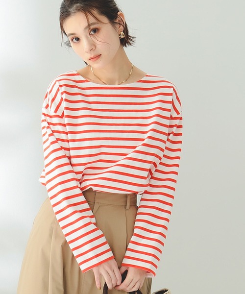 ビーミングバイビームス　ボーダー カットソー　長袖Tシャツ　Ｌ B:MING by BEAMS（ビーミング by ビームス）フェード ボーダー