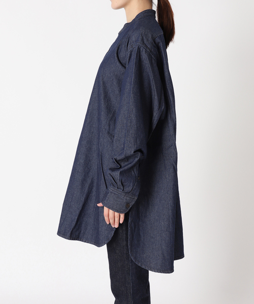 ARMY TWILL（アーミーツイル）の「別注【ARMY TWILL/アーミーツイル】Light Denim Sleeping Shirt：シャツ（シャツ/ブラウス・レディース・ネイビー/ブルー・FREE）」の17枚目の写真
