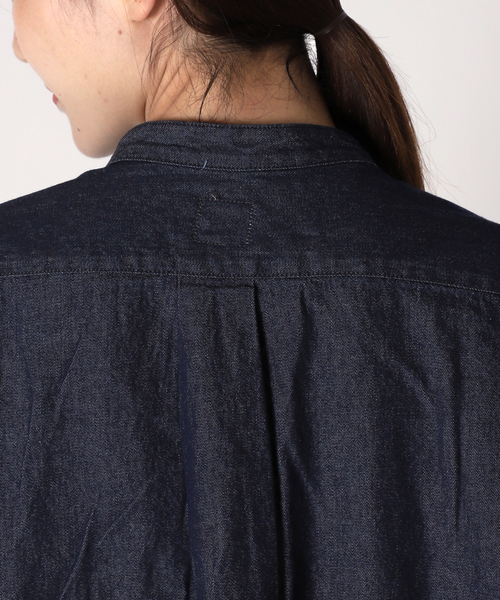 ARMY TWILL（アーミーツイル）の「別注【ARMY TWILL/アーミーツイル】Light Denim Sleeping Shirt：シャツ（シャツ/ブラウス・レディース・ネイビー/ブルー・FREE）」の20枚目の写真