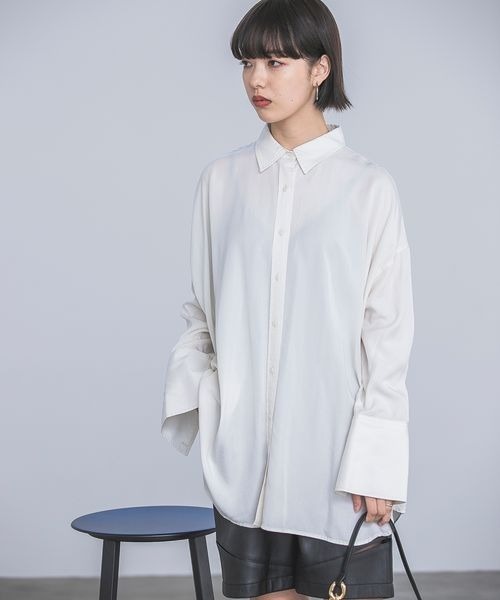 JEANASIS（ジーナシス）の「Tツイル2WAYカフスシャツ/186988（シャツ