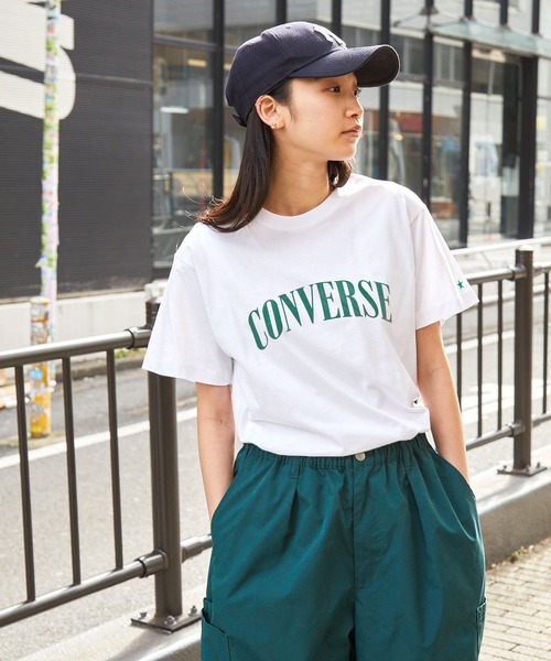 tシャツ VANCOUVERフロッキーロゴ半袖T レディース FREAK'S STORE tシャツ 限定展開 Champion × STORE/チャンピオン