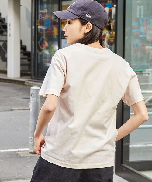CONVERSE/コンバース フロッキーロゴプリントクルーネック半袖T