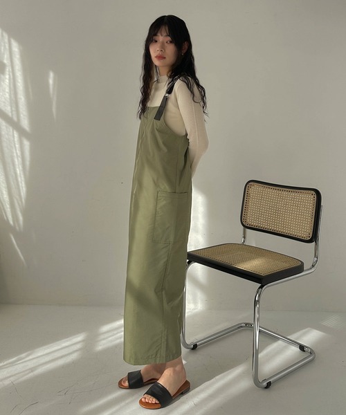 hellam（へラム）の「ミリタリージャンパースカート（ジャンパースカート・レディース・ブラック/カーキ/ホワイト/チャコールグレー・FREE）」の20枚目の写真