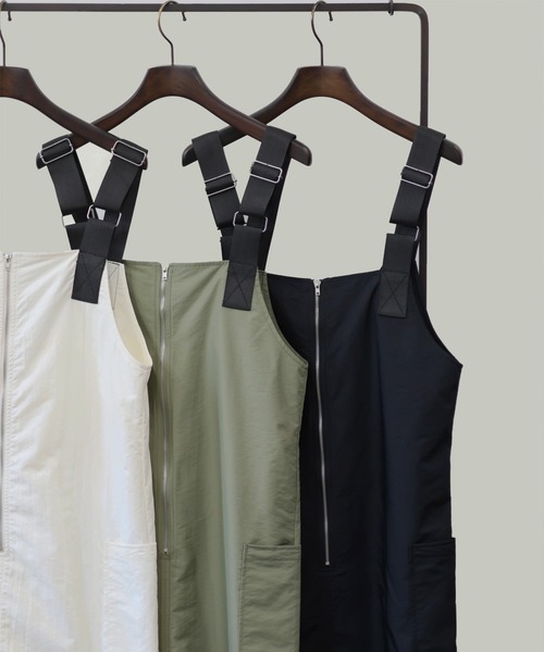 hellam（へラム）の「ミリタリージャンパースカート（ジャンパースカート・レディース・ブラック/カーキ/ホワイト/チャコールグレー・FREE）」の21枚目の写真