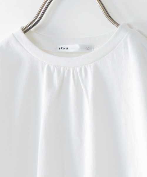 ikka(イッカ)の「2WAYニットソービスチェアンサンブル(120~160cm)(Tシャツ/カットソー・キッズ・ブルー/ベージュ・120/130/140/150/160)」の15枚目の写真